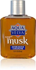 2 Pack Aqua Velva Musk After Shave Cologne 3.50 Oz Each