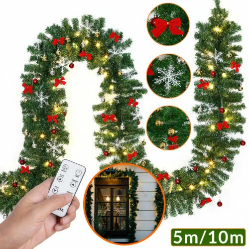 Couronnes, guirlandes et plantes de Noël pour la maison pour noël