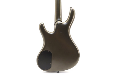 2001 Ibanez EDB600 Ergodyne 4 string Bass Guitar Pewter Gun Metal