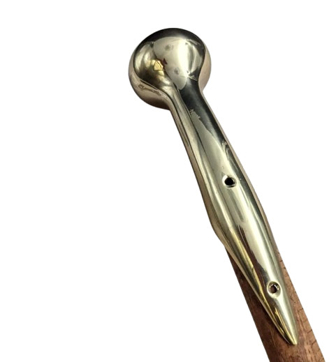 Hames Solid Brass Walking Stick Cane Handle - image 3