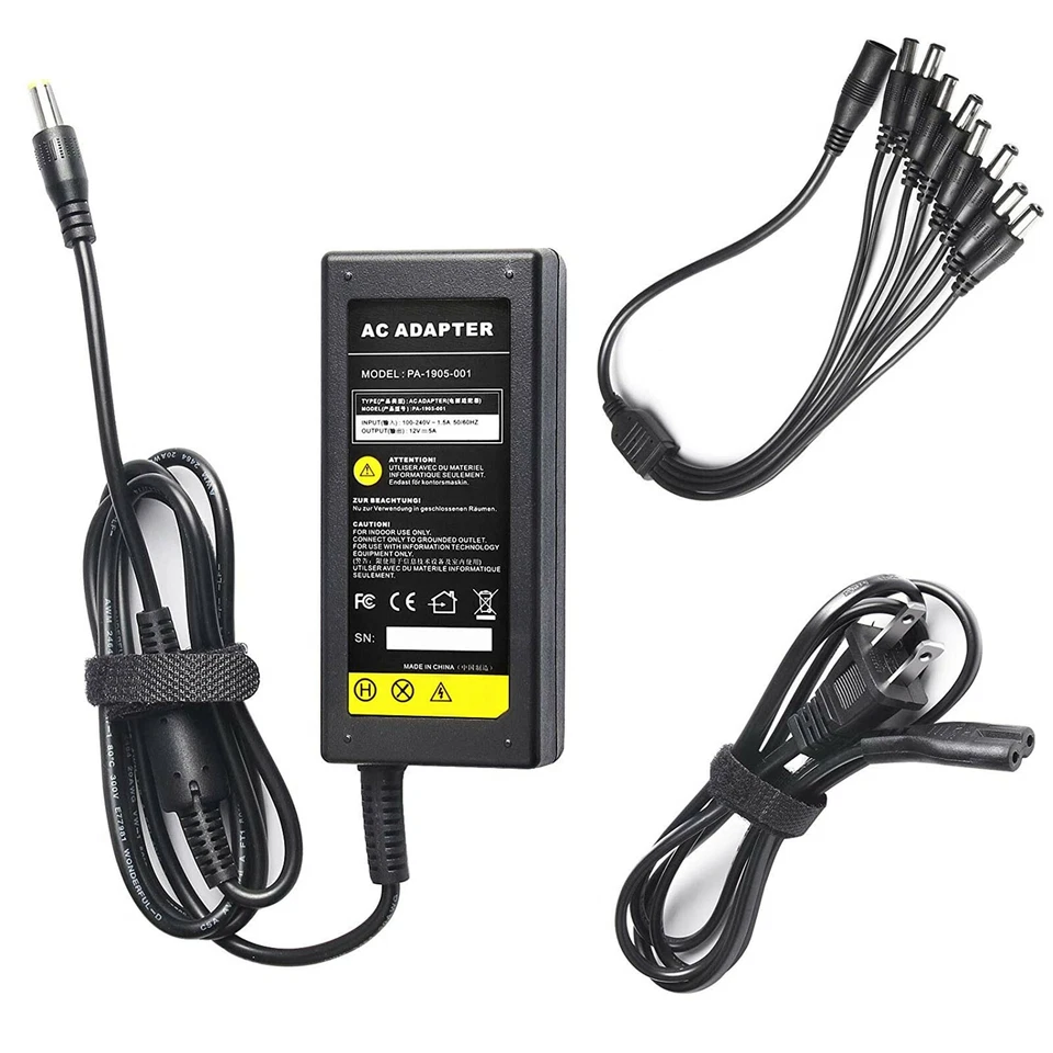 AC Adapter Charger Power Supply for Security Camera CCTV DVR Surveillance System - Image 2 of 4