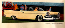 1958  DODGE SWEPT-WING LANCER:  CAR DEALERSHIP SALES BROCHURE  - 8 PAGES