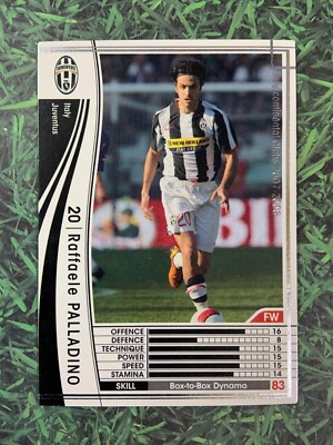 Panini WCCF 2007-08 Raffaele Palladino Juventus FC Football Soccer