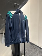 Vintage Le Tigre Hunter Green / Black Cotton-Poly Track Jacket - Sz. XL