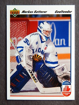 Markus Ketterer #23 Upper Deck 1992 Hockey Card (Finland) 