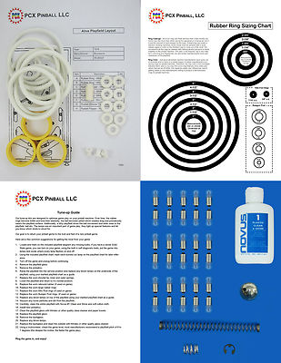 1978 Brunswick Alive Pinball Machine Tune-up Kit - Includes Rubber Ring Kit