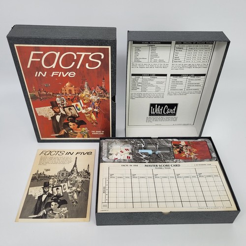 Facts in Five - 3M - The Game of knowledge - Complete, very good condition '67 - Picture 7 of 15
