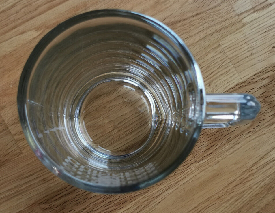 GUINNESS CLEAR GLASS BEER MUG/PINT GLASS eBay