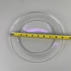 Vintage  Pyrex Clear  9" Cake Dinner Plate Elegant Serveware