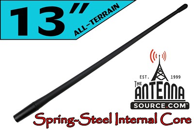 ALL-TERRAIN 13'' RUBBER ANTENNA MAST - FITS: 1992-1996 Chevrolet G20 Van