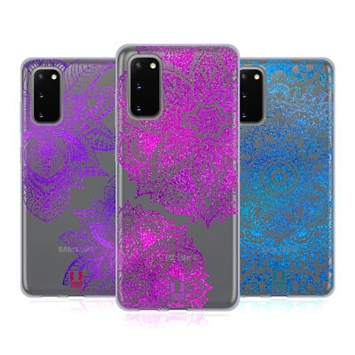 HEAD CASE DESIGNS MANDALA DRUCKE SOFT GEL HANDYHÜLLE FÜR SAMSUNG HANDYS 1