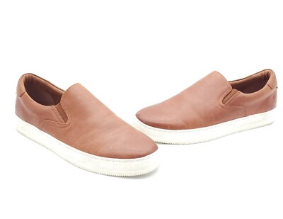 Frye Men's Astor Gore Slip On Leather Shoes Distressed Brown Casual  Sneaker