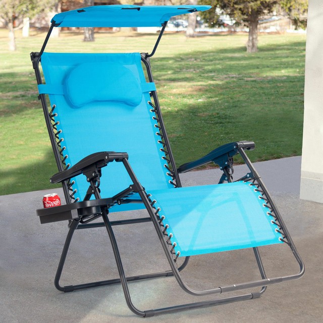 zero gravity chair with shade