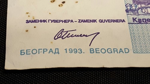 3 Yugoslavia Dinara AA 1993 Fabulous Paper Money Ungraded Circulated Banknotes - Picture 7 of 8