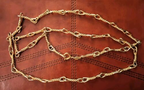 Christian Dior Signed 1970s 36" Necklace - Protest of Germany's Berlin Wall - Picture 4 of 10