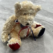 USA Patriotic Plush 8  Bear Embroidered Flag Collecticritters Collectible