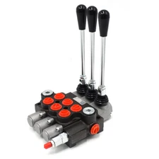 3 Spool Hydraulic Valve Pressure Valves11 GPM 40L/min 20MPa for Machinery Loader
