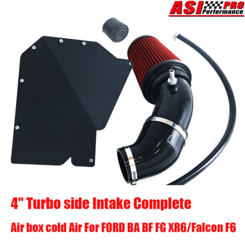 4" Turbo side Intake Complete Air box cold air For FORD BA BF FG XR6/Falcon F6 - Picture 1 of 10
