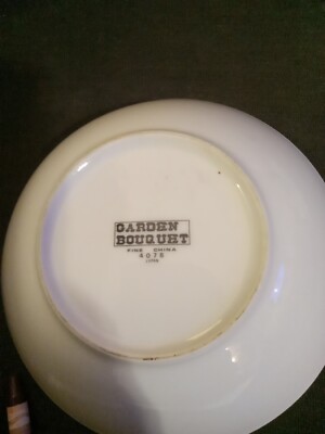 Garden Bouquet Fine China of Japan 4078 Coupe Cereal Bowls | eBay