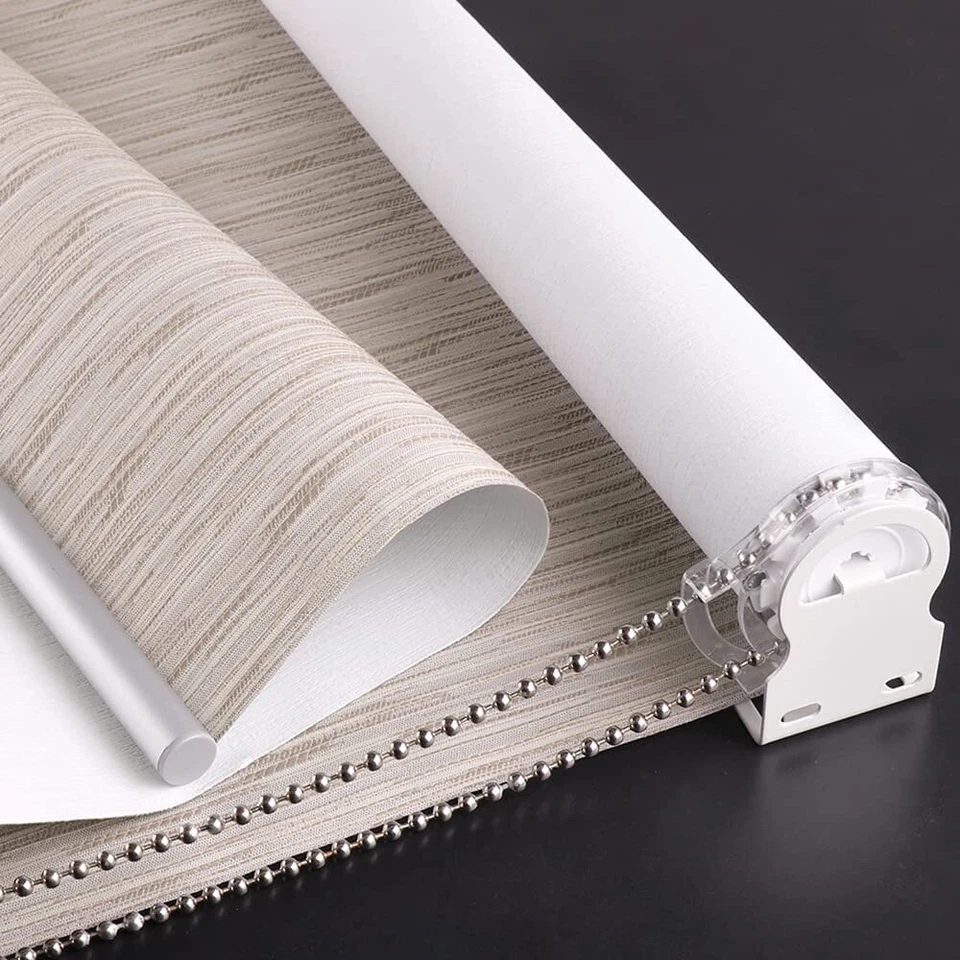Window Roller Shades, 100% Blackout Roller Blinds UV Protection Insulate Fabric - Image 3 of 4