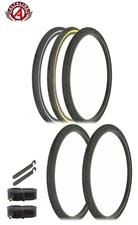 ALTALINE BICYCLE WIRE BEAD 24 x 1-3/8 DURABLE TIRE CROSS RANGER TREAD 6pc Set.