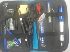 Anbes Soldering Iron Kit Temperature Welding Tool 60W Adjustable temp tools case