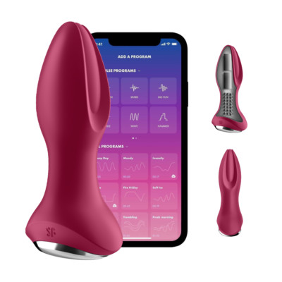 Satisfyer Rotator Plug 2 Vibrierender Analplug mit Rotation Analvibrator mit App