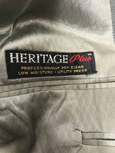 Hart Schaffner Marx Heritage Plus Gray Wool Suit Set 38R USA Made - Picture 8 of 12