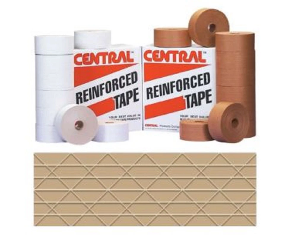 Pick Quantity 1-16 2.75" (70mm) x 375' Reinforced Kraft Tape Water Activated - Image 2 of 2