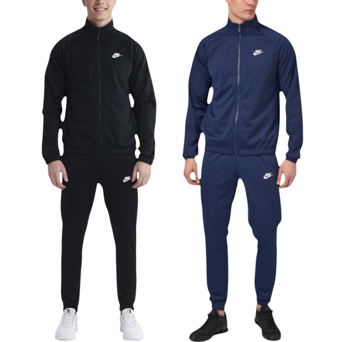 Nike FB7351 Mens Tracksuit Sweatpants Full Zip Track Jacket Black