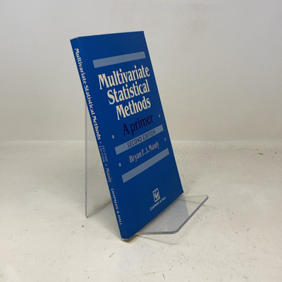 Multivariate Statistical Methods by Bryan F.J. Manly PB 2nd Edition  Very Good 1