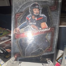 Panini Select Draft Picks 2023 Unstoppable Patrick Mahomes II #UN-16 Texas Tech