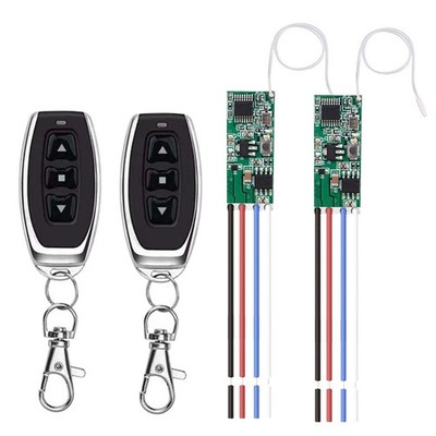 12V DC Motor Drive Forward Reverse Controller Module Switch 433Mhz RF Remote