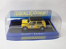 SCALEXTRIC MINI COOPER S WIPAC TROPHY RACE BSCC 1/32 SCALE SLOT CAR NICE!!!