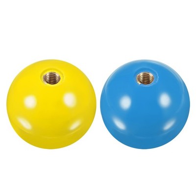 Joystick Kopfwippe Kugeloberer Griff Arcade Spiel Ersatz Gelb/Blau