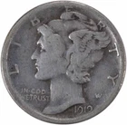 1919-S Mercury Dime VG