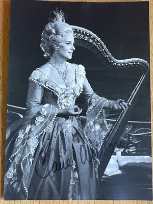 Opera Soprano Claire Watson Autograph Photo in Costume