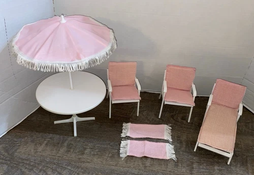 VTG Zima Sunshine Patio Set For Barbie #321 ~complete~