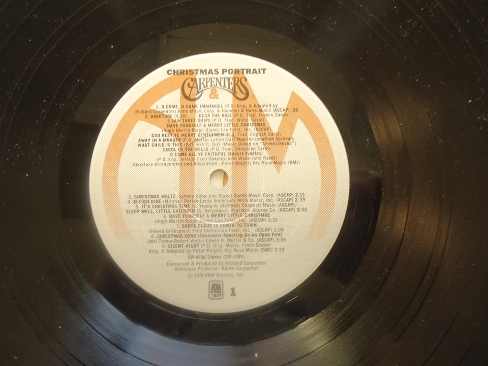 Carpenters Christmas Portrait LP (1978) SP-4726 - Image 4 of 4