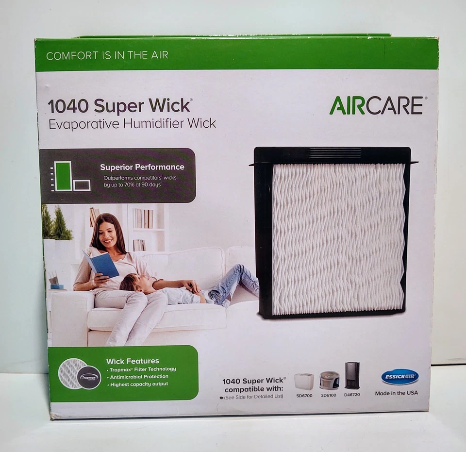 Paquete de 2 filtros humidificadores EssickAir AirCare 1040 Super Wick nuevos  Foto 2 de 4