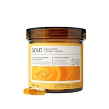 Synchro Gold Liposomal Turmeric 60ct Capsules | Nano-Encapsulated Curcumin + Pip