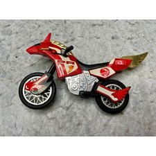 Vintage 1994 Bandai Power Rangers Red Ranger Shark Cycle Motorcycle Toy 6 inch