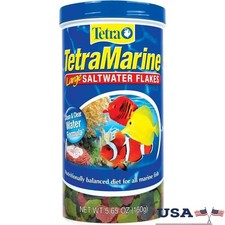 Marine Fish Food Flakes High Protein Nutrient Formula Clear Water Daily Feed New
