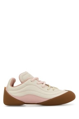 ALEXANDER MCQUEEN Flexion Pink Leather Sneakers New & Authentic