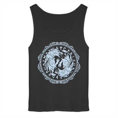 Odins Wölfe im Runenkreis Wikinger Valhalla Nordic Pagan Walhalla Thor Tank Top