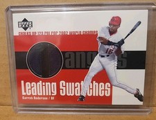 2003 Garret Anderson Upper Deck Leading Swatches Jersey #LS-GA - NrMt