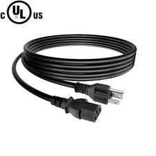 UL 6ft AC Power Cord For MERACH MR-2440 MR-2440B1 MR-2440G1 MR-2440P1 MR-2398