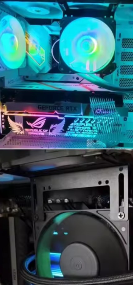 Ventilateur Refroidissement RAM 120mm - Se Fixe Sur Un Ventilo De Boitier PC, Pour DDR4/DDR5