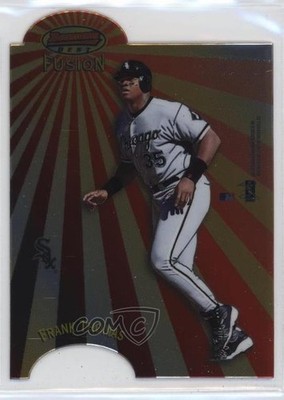 1998 Bowman's Best Mirror Image Fusion Frank Thomas David Ortiz #MI1 HOF 0au4