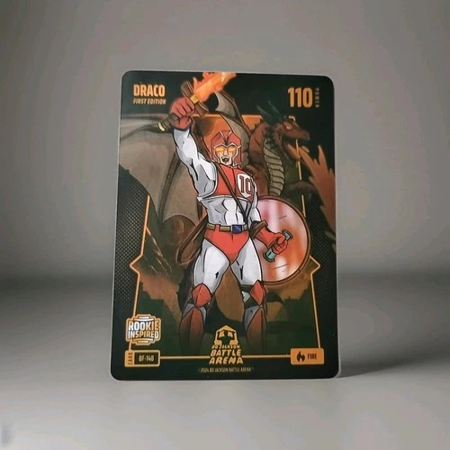 Bo Jackson Battle Arena Battlefoil Fire Draco #BF-148 Drake Maye